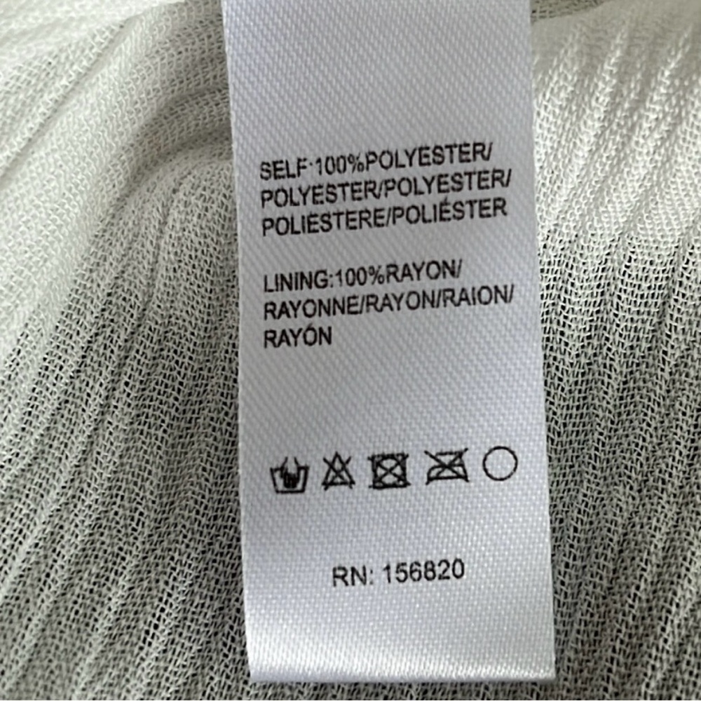 NWOT Allison New York Dropped Waist Women's Black & White Summer Dress - Picture 10 of 10
